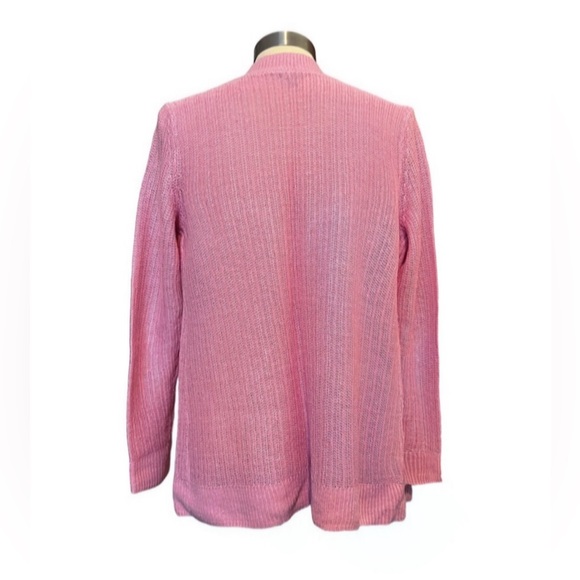 Talbots linen cardigan mid-length sweater women’s size Small Petite SP - Picture 3 of 6